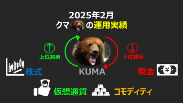 【運用実績】2025年2月 運用実績公開🐻